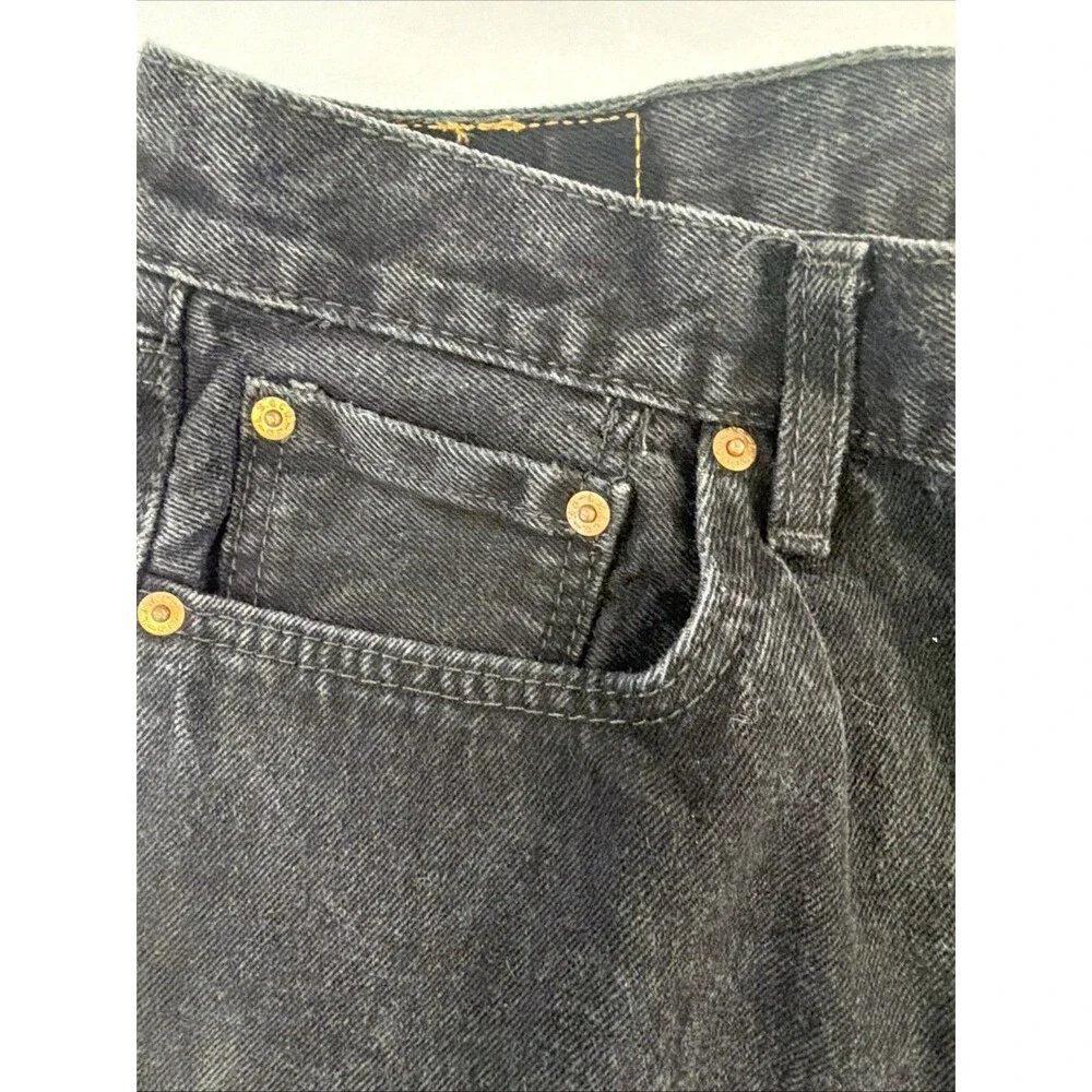Levis 550 Jeans Mens 33x30 Black Relaxed Fit Tapered Leg Denim Pants Casual